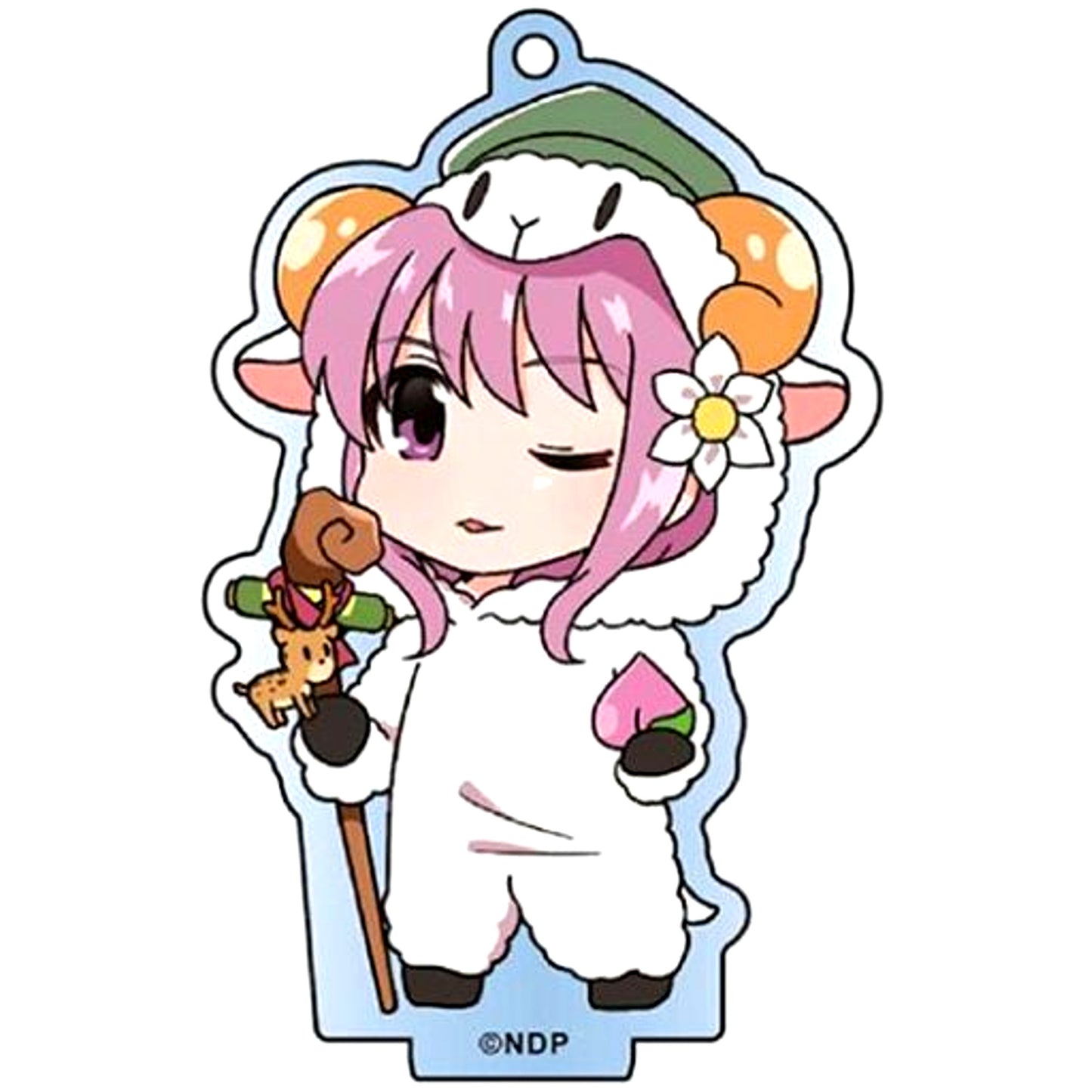 Kyrie Florian Animaru-kko Acrylic Keychain Seven Lucky Gods Magical Girl Lyrical Nanoha Detonation [USED]
