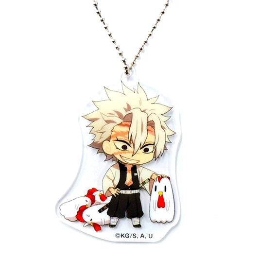 Sanemi Shinazugawa Demon Slayer x Lawson Acrylic Keychain [USED]