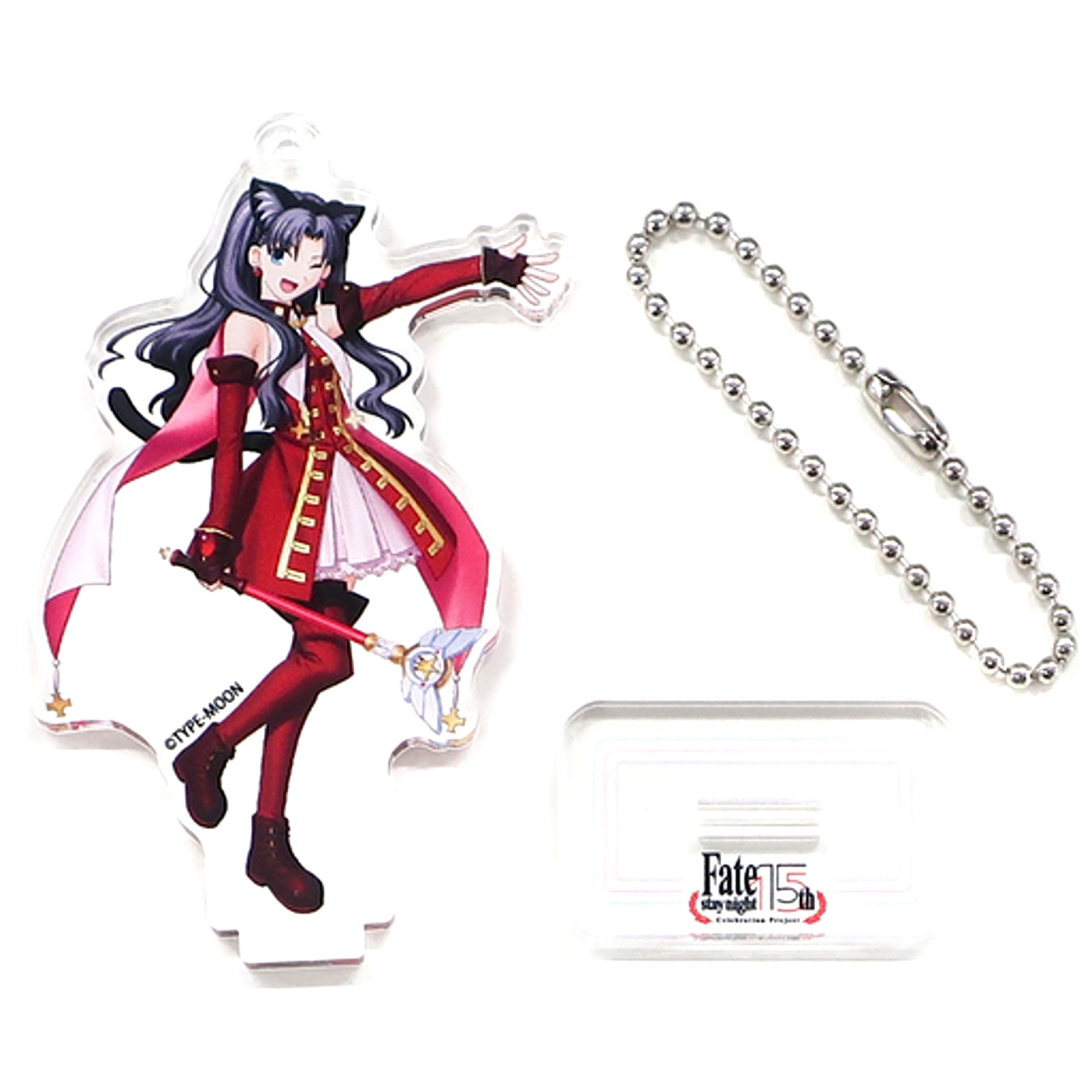 Rin Tohsaka Kaleido Ruby Fate/stay night 15th Celebration Project Acrylic Mascot TYPE-MOON Exhibition [USED]