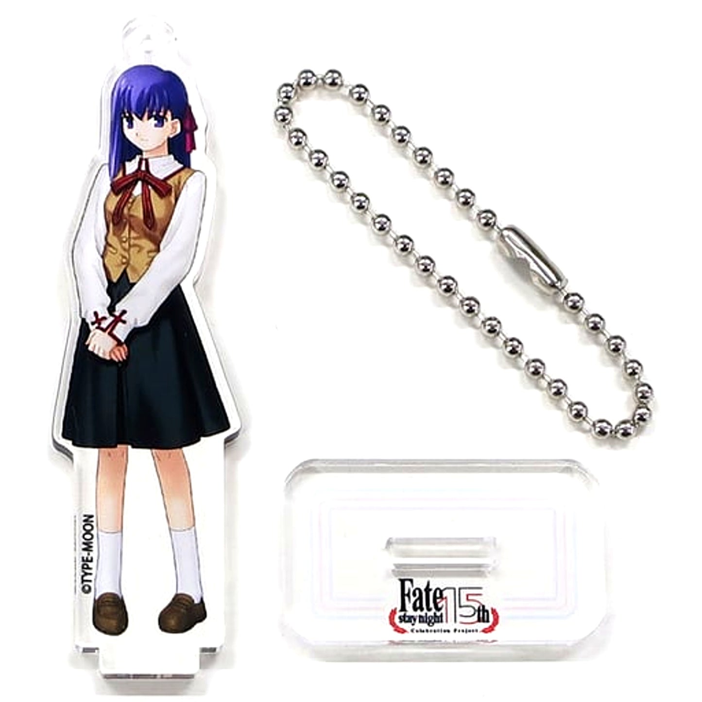 Sakura Matou School Uniform Acrylic Mascot TYPE-MOON Exhibition Fate/stay night 15 Years of Trace [USED]