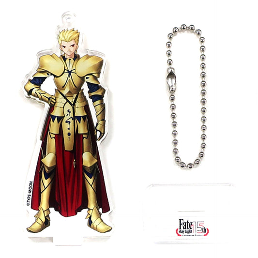Gilgamesh Acrylic Mascot TYPE-MOON Exhibition Fate/stay night 15 Years of Trace [USED]