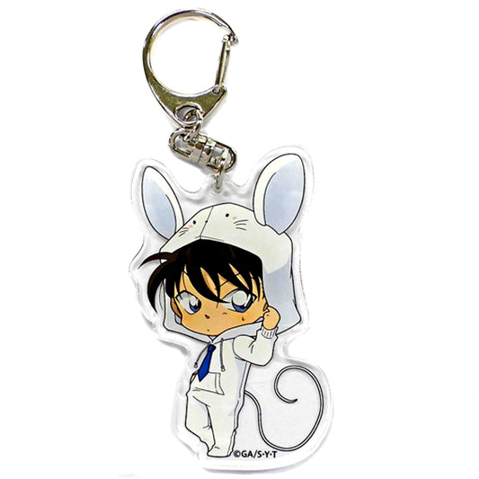 Shinichi Kudo Detective Conan Trading Acrylic Keychain Mouse x NewDays New Year's Greetings [USED]