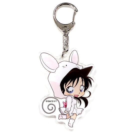 Ran Mouri Detective Conan x NewDays New Year Greeting Trading Acrylic Keychain Mouse ver. [USED]