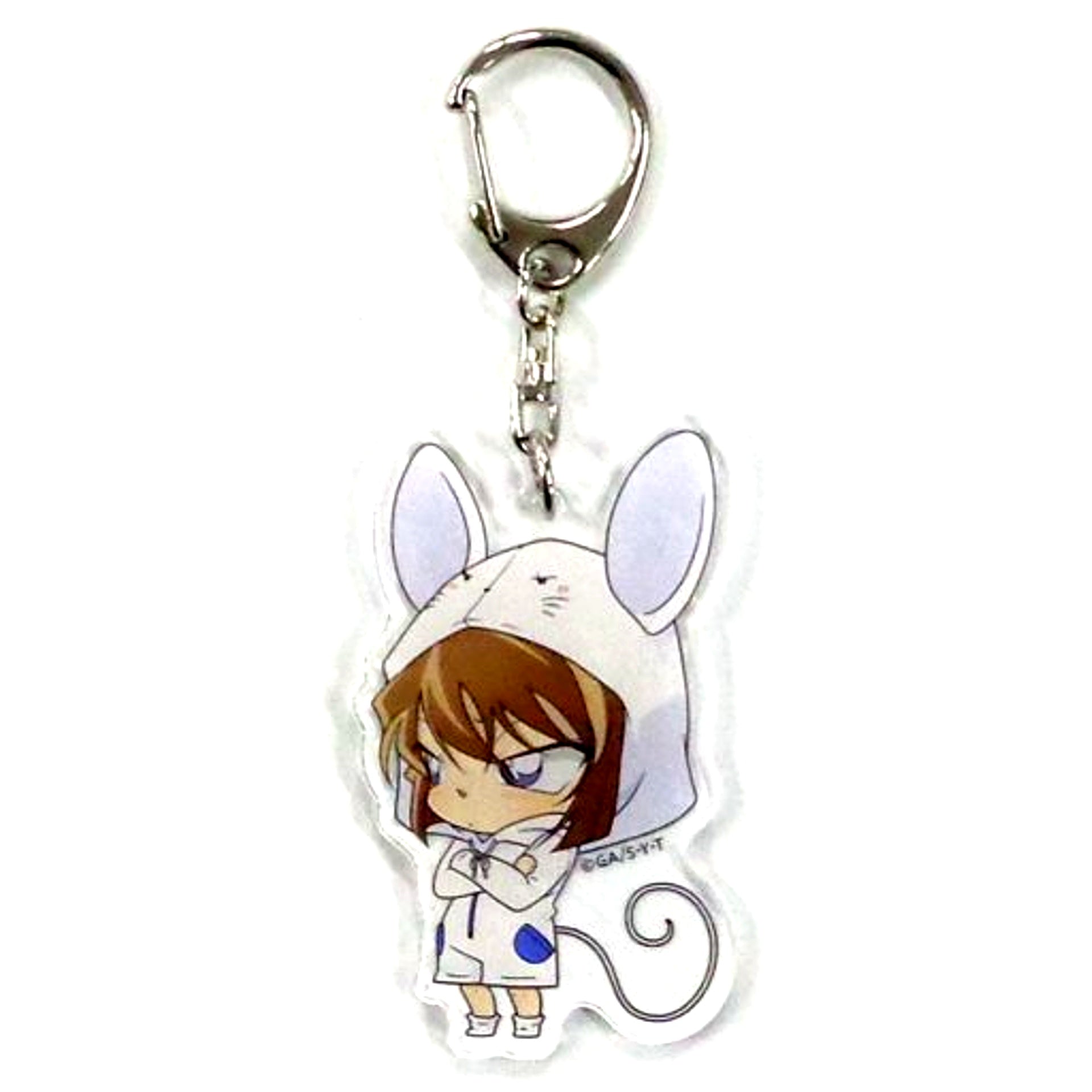 Ai Haibara Detective Conan x NewDays New Year's Greetings Trading Acrylic Keychain Mouse [USED]