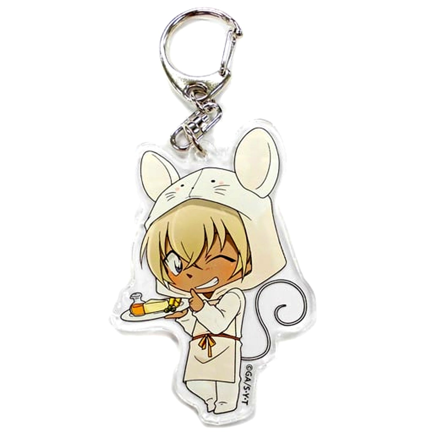 Toru Amuro Detective Conan x NewDays New Year Greeting Trading Acrylic Keychain Mouse ver. [USED]