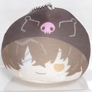 Osamu Dazai Black Age Bungo Stray Dogs Omanjuu Niginigi Mascot Sanrio Characters Collaboration Key Ring [USED]