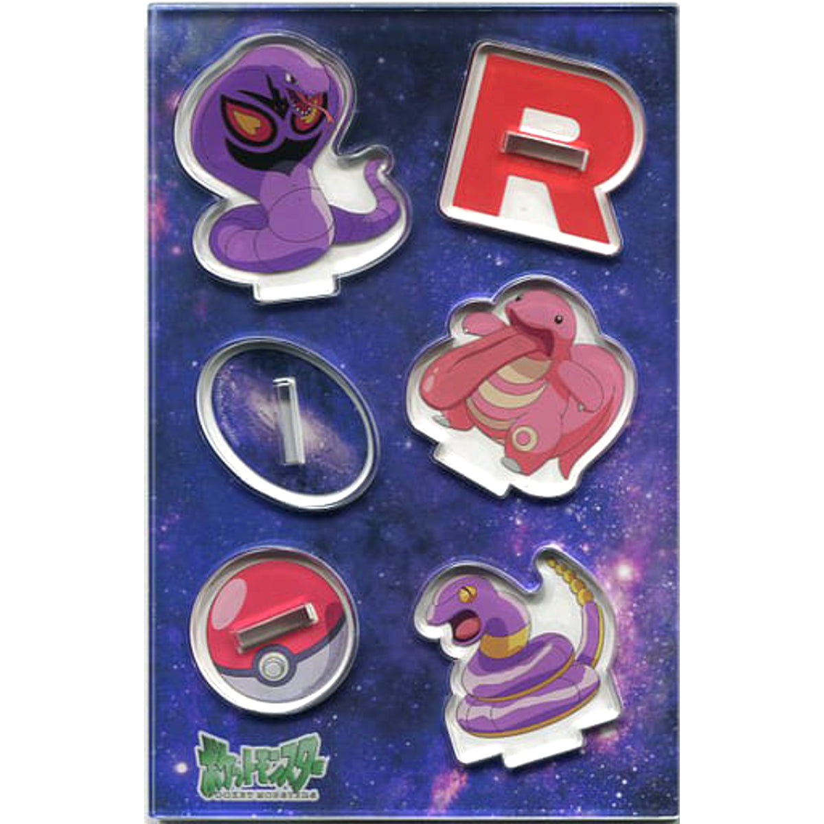 Pokemon Team Rocket Ekans & Arbok & Lickitung Acrylic Stand Collection Village Vanguard exclusive Acrylic Stands [USED]