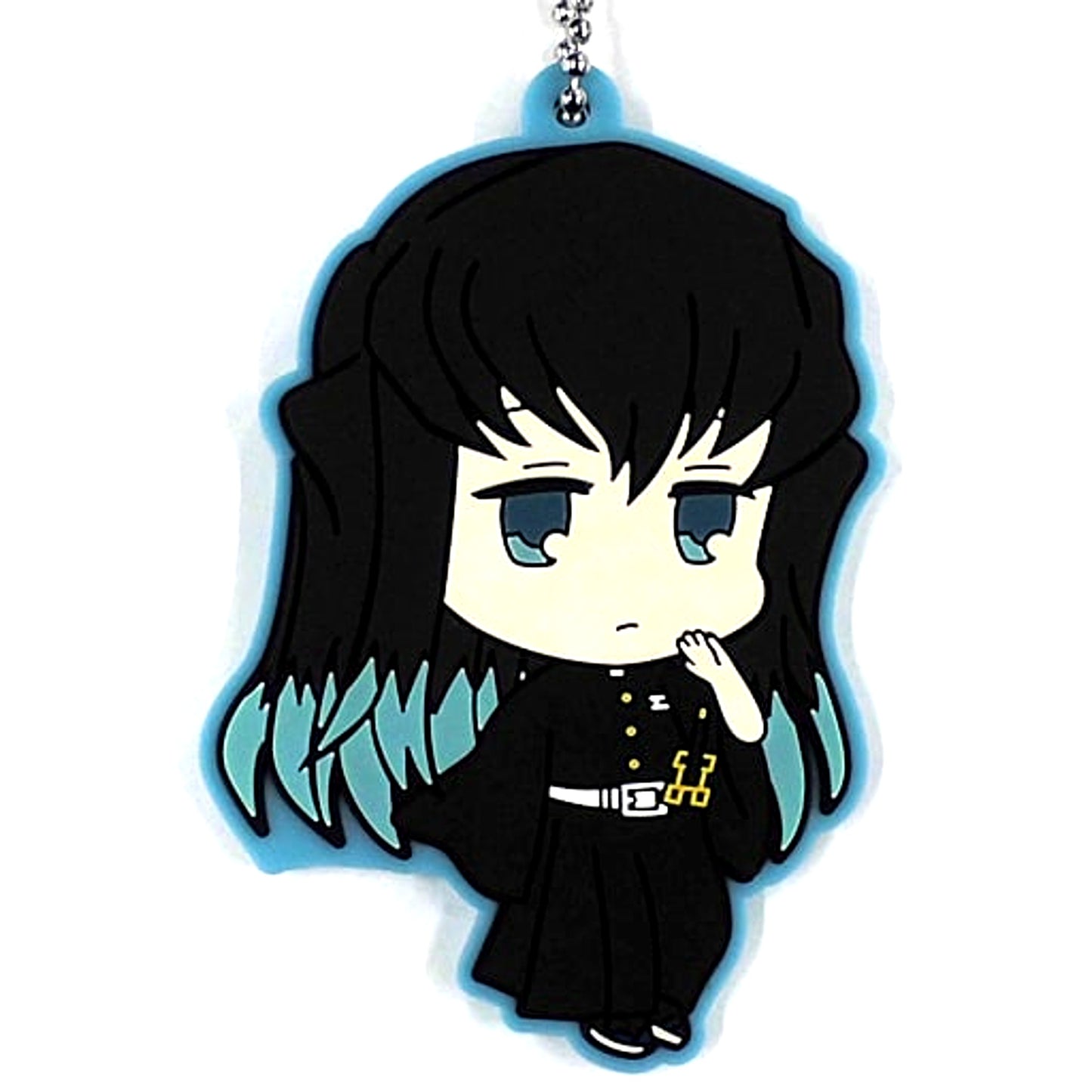 Muichiro Tokito Demon Slayer Kimetsu no Yaiba x Village Vanguard Toji Colle Rubber Mascot Kachou Fuugetsu A [USED]
