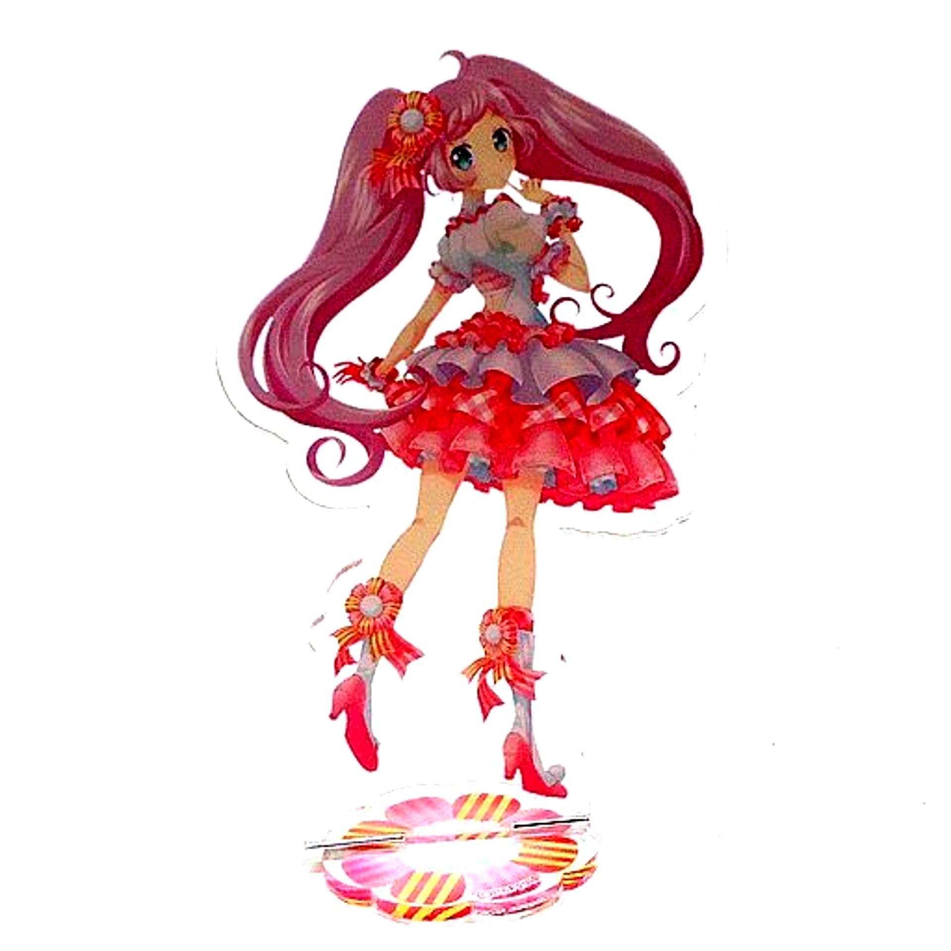 Laala Manaka D Prize Pretty All Friends Wish Upon a Rainbow WEB Kuji Acrylic Stand Figure [USED]