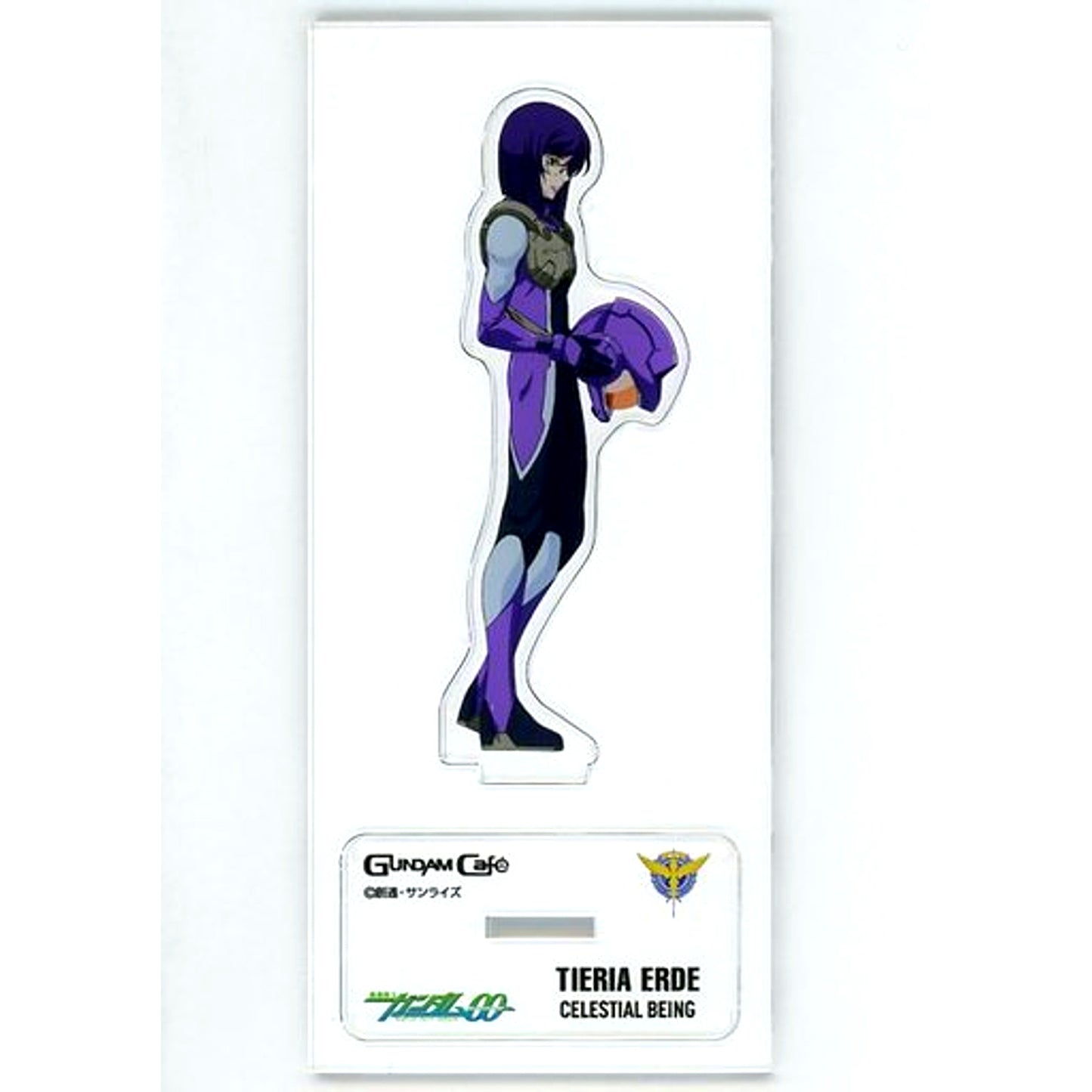 Tieria Erde Mobile Suit Gundam 00 Model Sheet Acrylic Stand Gundam Cafe Limited [USED]