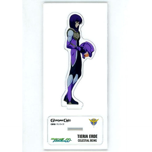 Tieria Erde Mobile Suit Gundam 00 Model Sheet Acrylic Stand Gundam Cafe Limited [USED]
