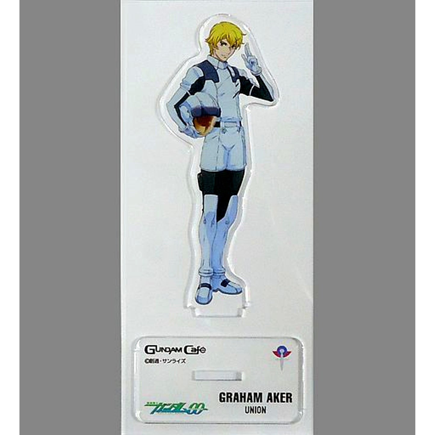 Graham Aker Mobile Suit Gundam 00 Model Sheet Acrylic Stand GUNDAM Cafe Ltd [USED]
