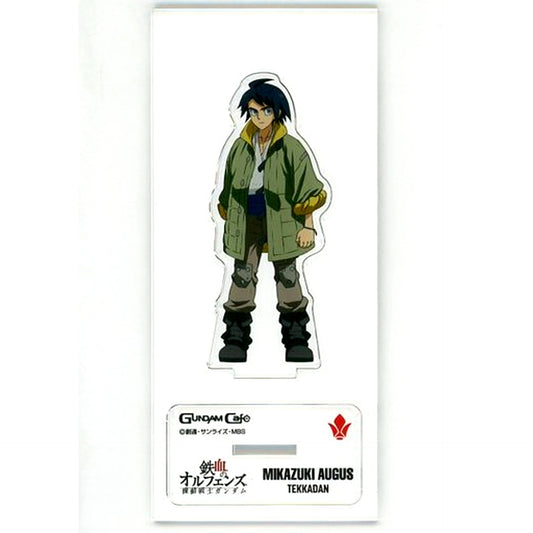 Mikazuki Augus Model Sheet Acrylic Stand Mobile Suit Gundam Iron-Blooded Orphans Gundam Cafe Limited [USED]