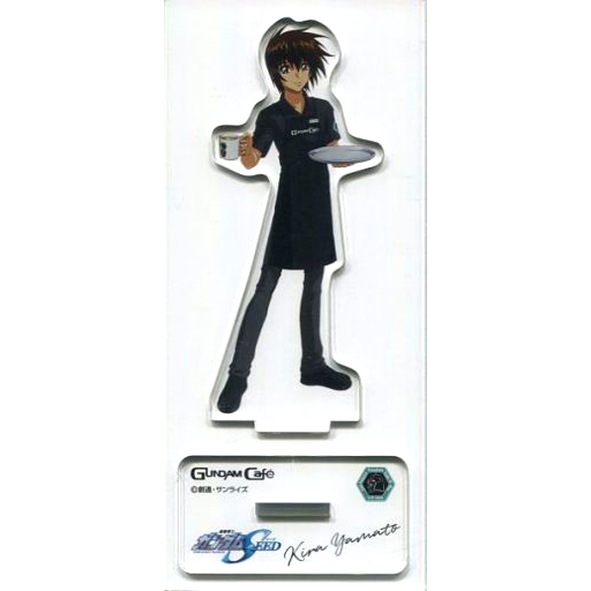 Kira Yamato Mobile Suit Gundam SEED Model Sheet Acrylic Stand Gundam Cafe Limited [USED]