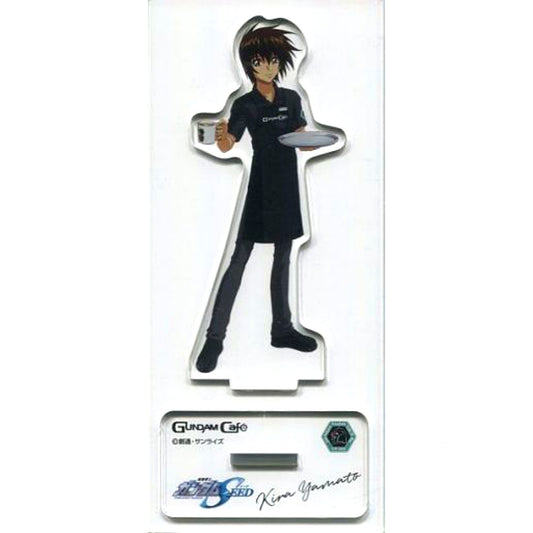 Kira Yamato Mobile Suit Gundam SEED Model Sheet Acrylic Stand Gundam Cafe Limited [USED]