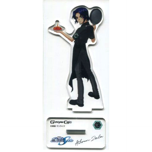 Athrun Zala Mobile Suit Gundam SEED Model Sheet Acrylic Stand GUNDAM Cafe Ltd [USED]