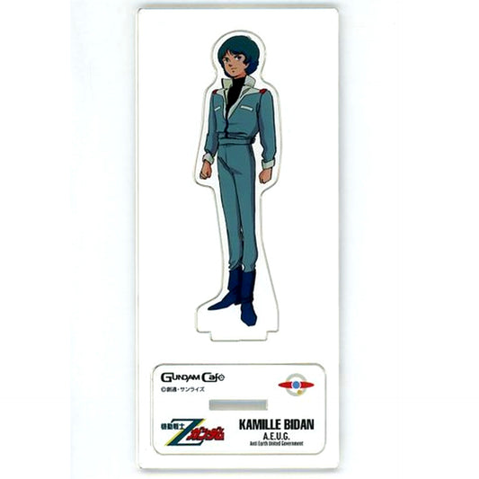 Kamille Bidan Mobile Suit Zeta Gundam Model Sheet Acrylic Stand Gundam Cafe Limited [USED]