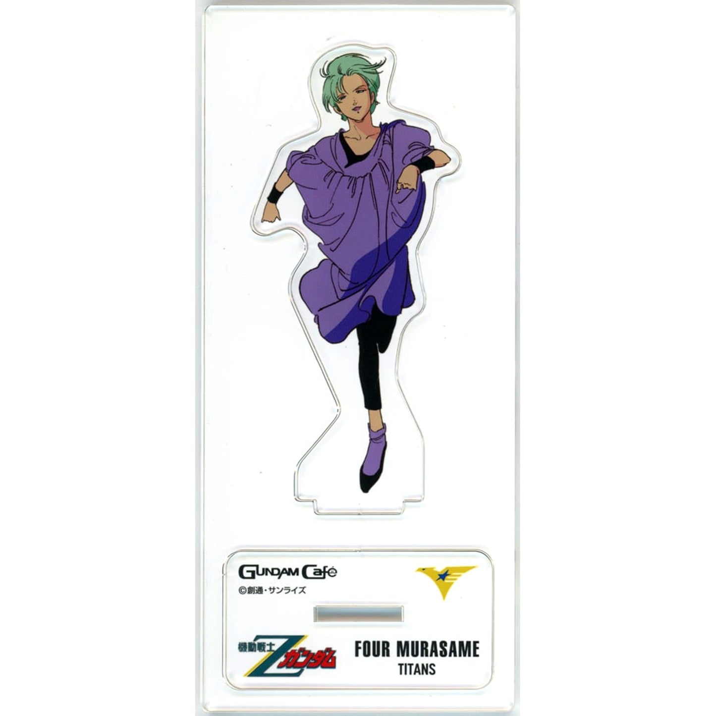 Four Murasame Mobile Suit Zeta Gundam Model Sheet Acrylic Stand GUNDAM Cafe Ltd [USED]