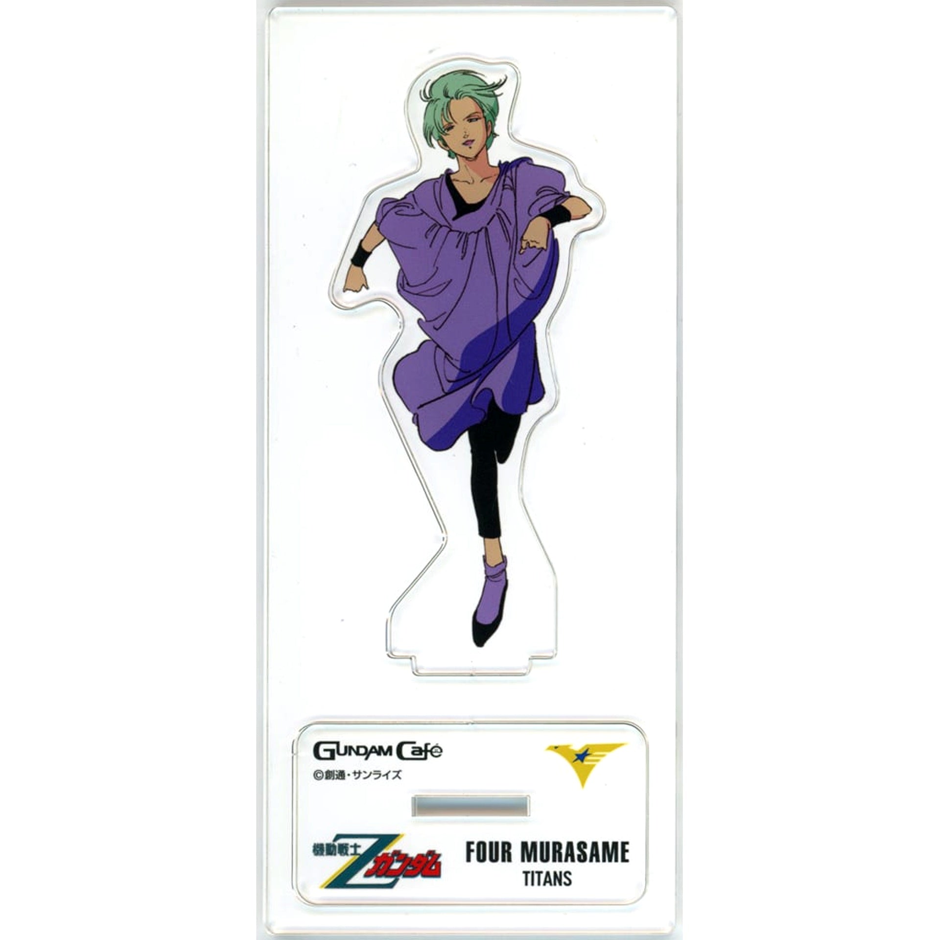 Four Murasame Mobile Suit Zeta Gundam Model Sheet Acrylic Stand GUNDAM Cafe Ltd [USED]