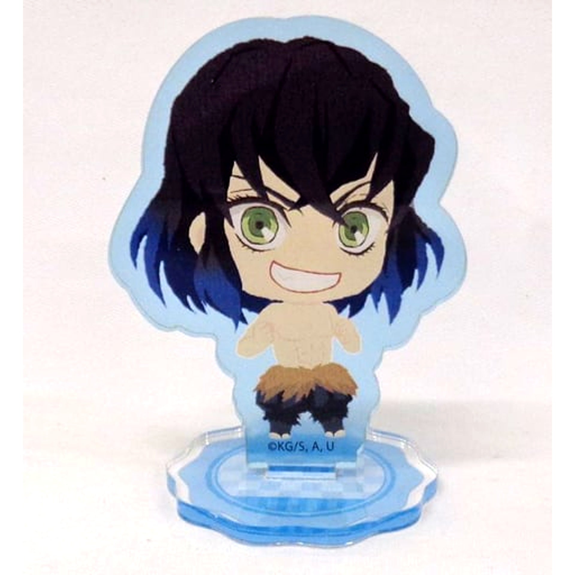 Demon Slayer: Kimetsu no Yaiba Inosuke Hashibira Unmasked Fuwaponi Series Trading Acrylic Stand Vol. 1 Acrylic Stands [USED]
