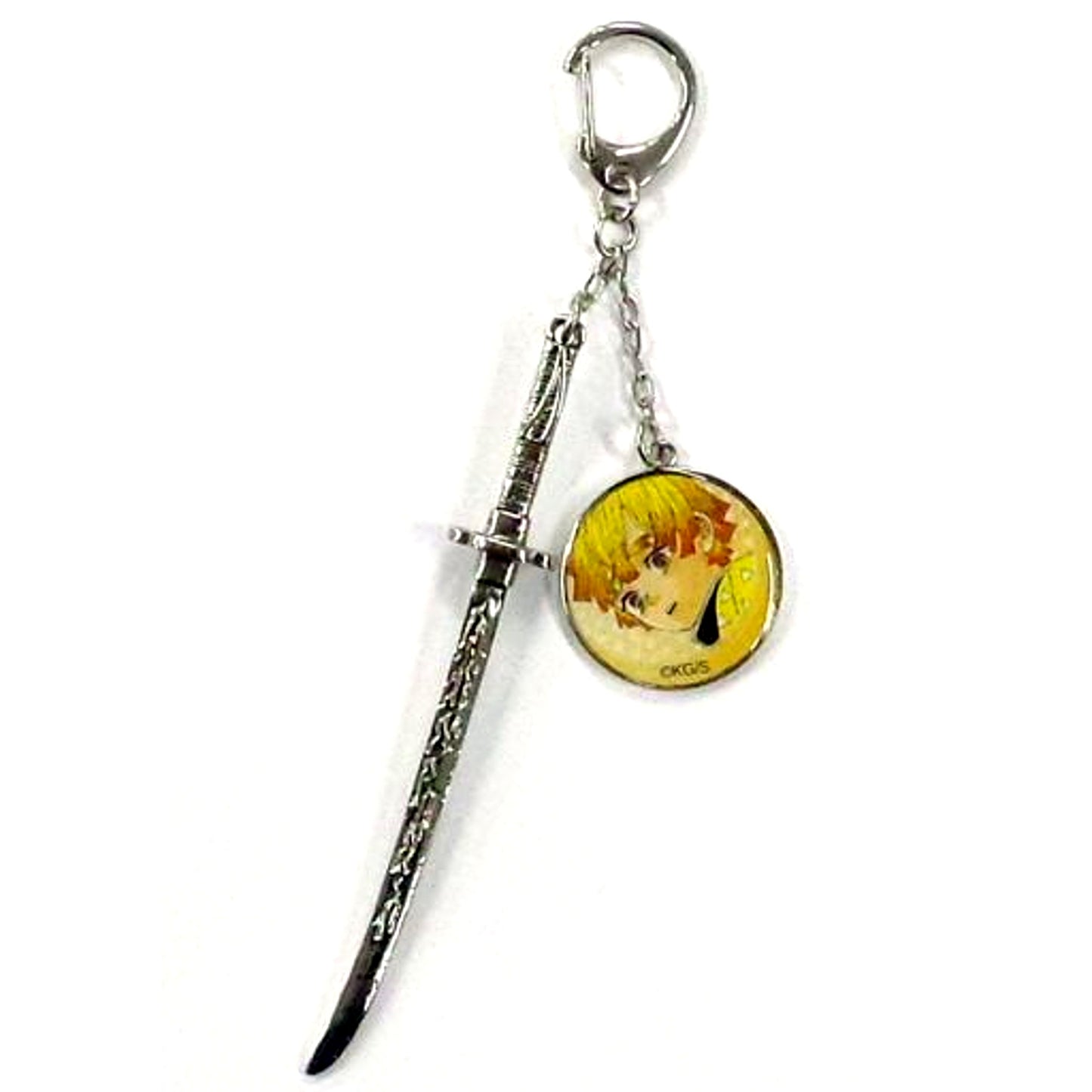 Zenitsu Agatsuma Demon Slayer Kimetsu no Yaiba Collection Charm Big Jump Festa 2020 Goods [USED]