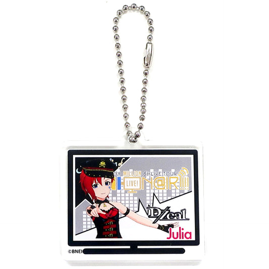 Julia THE IDOLM@STER MILLION LIVE! Trading Acrylic Keychain Fairy Stars 6thLIVE TOUR Commemorative Exhibition Memories of UNI-ON@IR!!!! [USED]