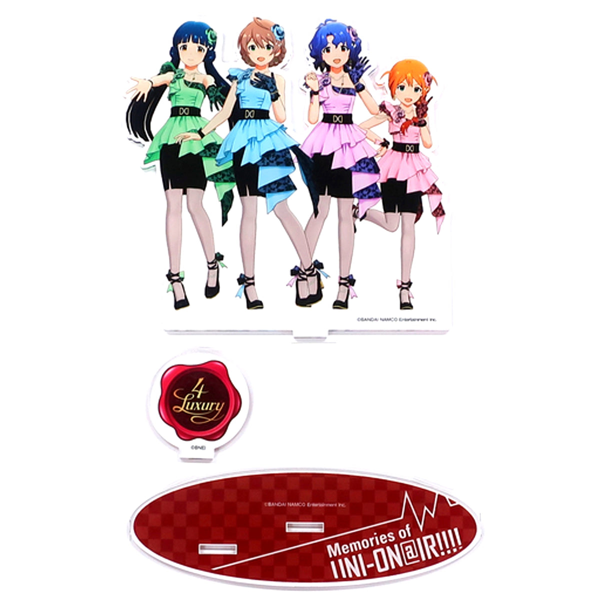 4 Luxury Unit Acrylic Stand THE IDOLM@STER MILLION LIVE! 6thLIVE TOUR Commemorative Exhibition Memories of UNI-ON@IR [USED]