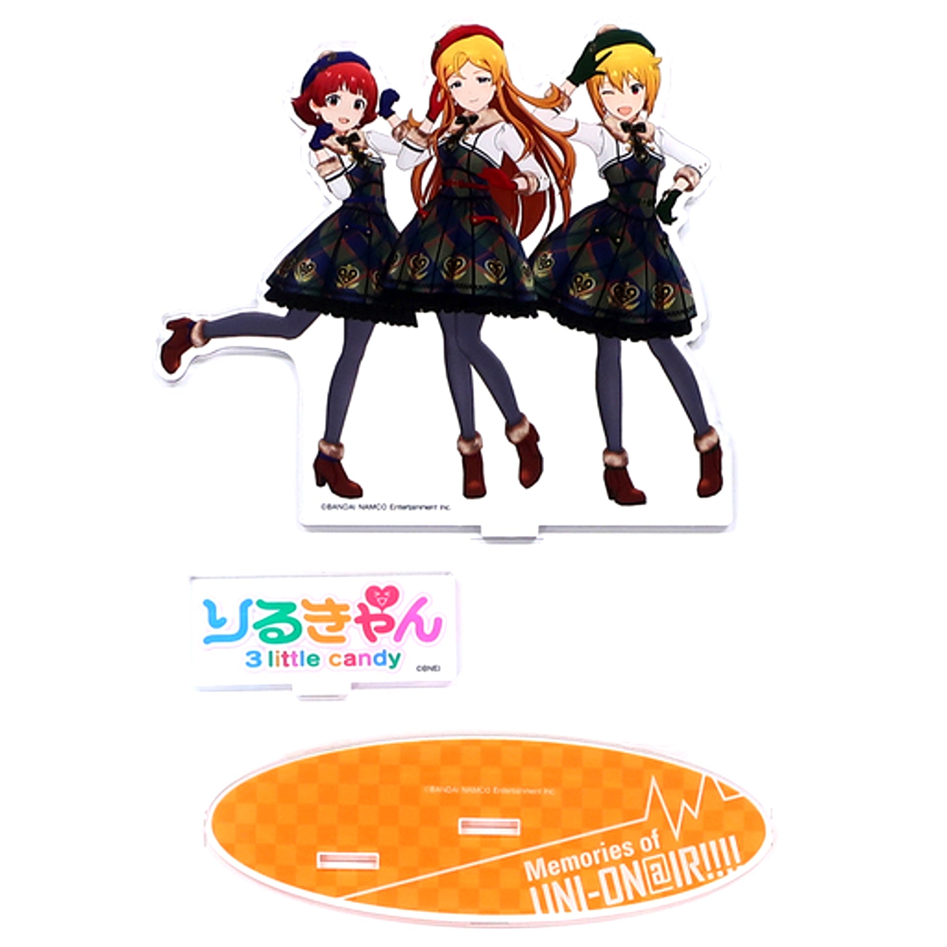 3 little candy THE IDOLM@STER MILLION LIVE! Unit Acrylic Stand 6thLIVE TOUR Exhibition Memories of UNI-ON@IR!!!! [USED]