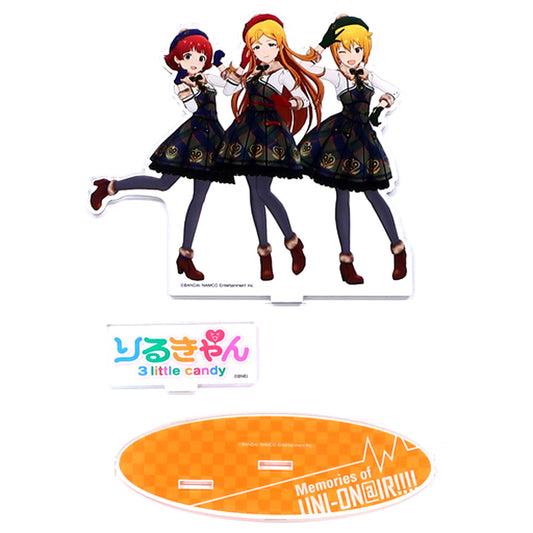 3 little candy THE IDOLM@STER MILLION LIVE! Unit Acrylic Stand 6thLIVE TOUR Exhibition Memories of UNI-ON@IR!!!! [USED]