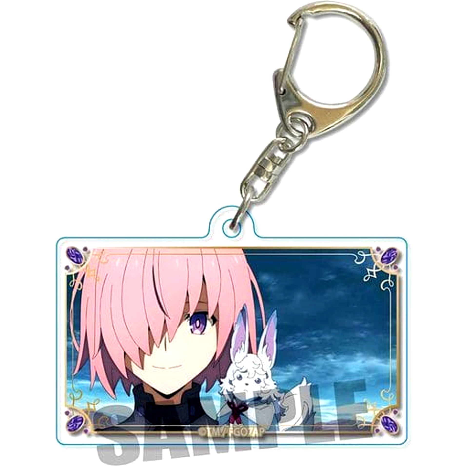 Fate/Grand Order Absolute Demonic Front: Babylonia Mash Kyrielight Memories Keychain [USED]