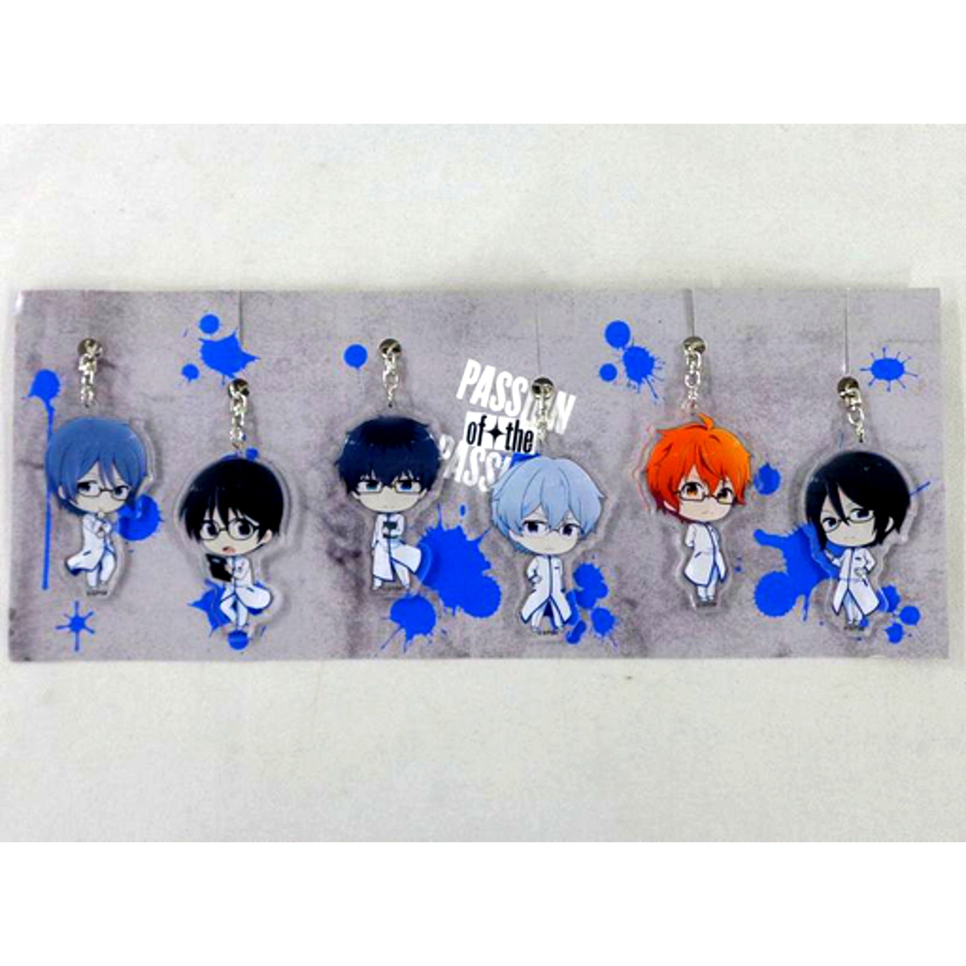 Team BLUE Set PASSION of the PASSION The Idolm@ster SideM Acrylic Keychain [USED]