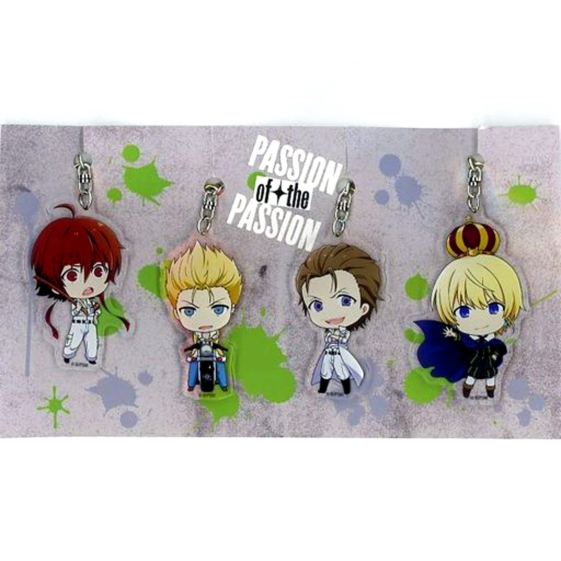 Successive Gang Leaders + Prince Pierre Set PASSION of the PASSION The Idolm@ster SideM Acrylic Keychain [USED]