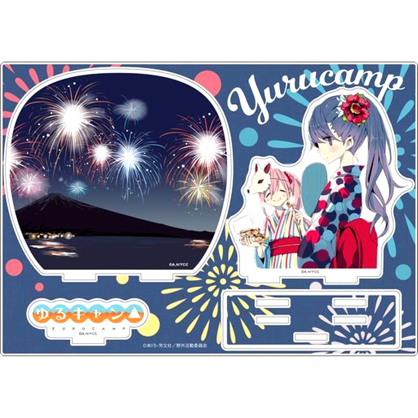 Nadeshiko Kagamihara & Rin Shima Acrylic Diorama Laid-Back Camp [USED]