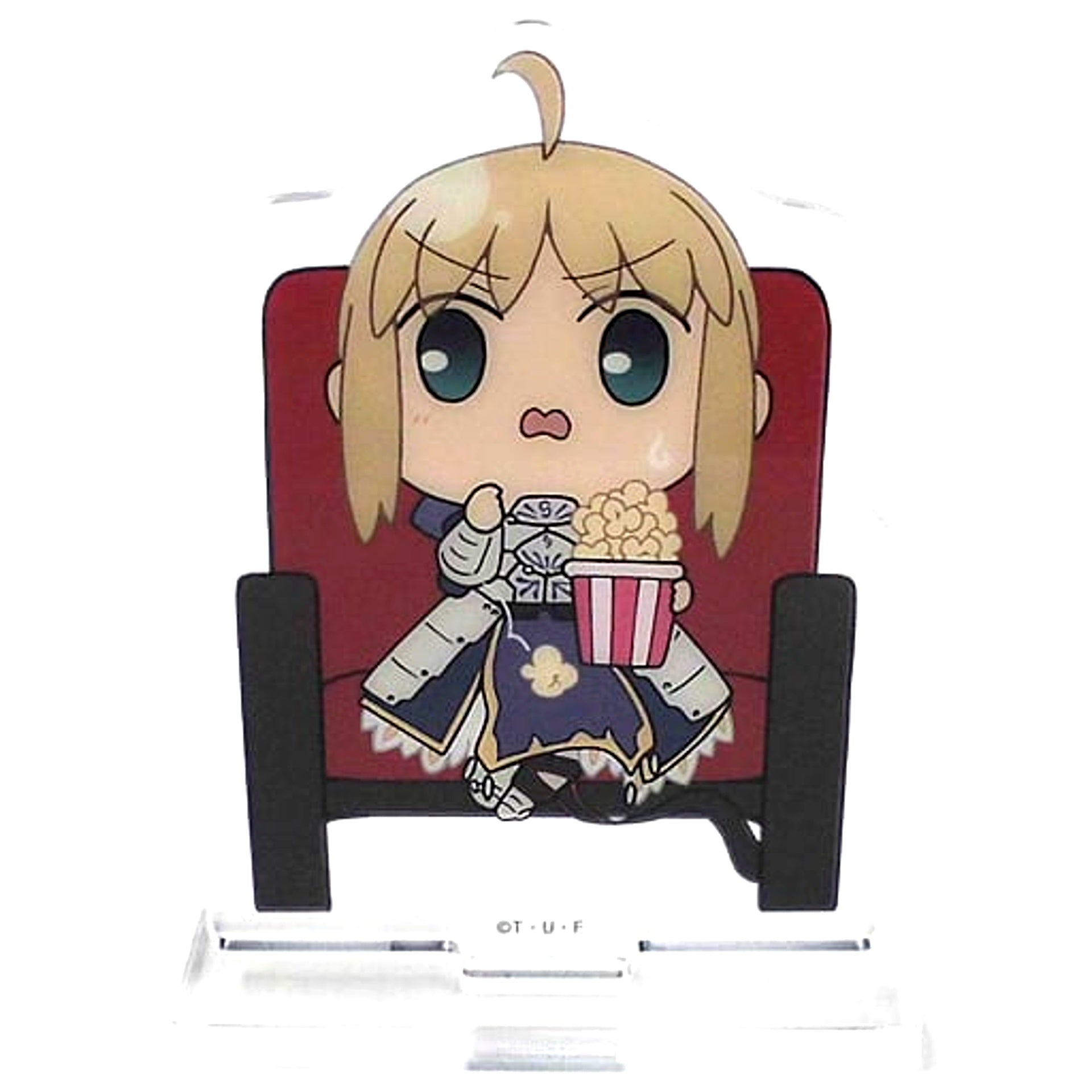 Saber Fate/stay night Heaven's Feel II lost butterfly Crank Up Acrylic Stand FGO Fes 2019 Caldea Park Goods [USED]