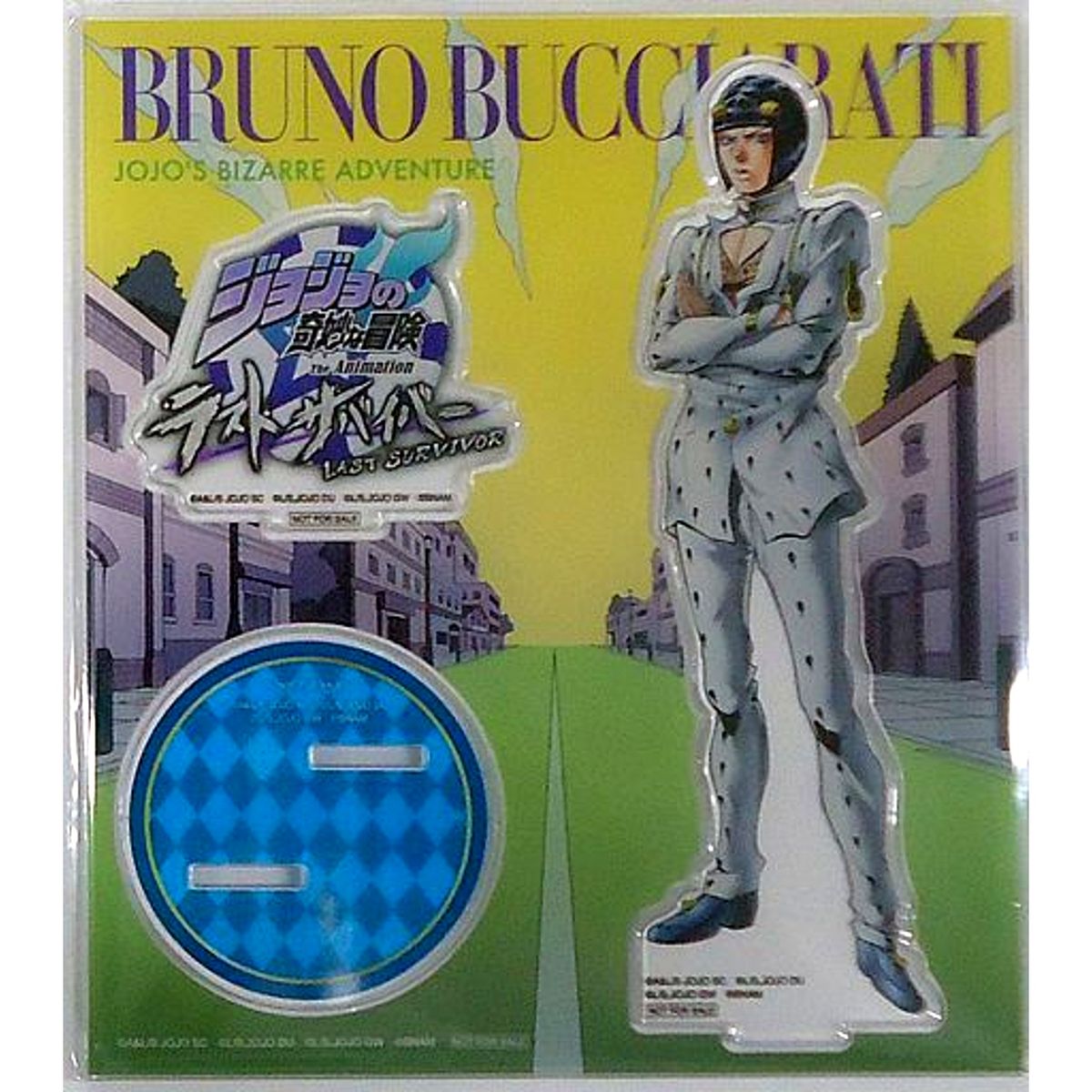 Bruno Bucciarati Key Visual Acrylic Stand JoJo's Bizarre Adventure: Last Survivor Operation Starts Campaign Point Exchange Prize [USED]