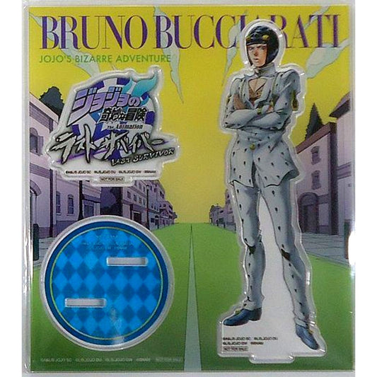 Bruno Bucciarati Key Visual Acrylic Stand JoJo's Bizarre Adventure: Last Survivor Operation Starts Campaign Point Exchange Prize [USED]