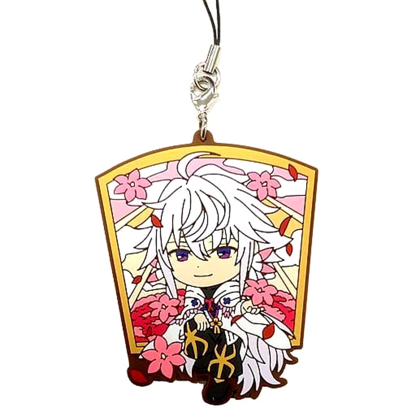 Fate/Grand Order: Absolute Demonic Front - Babylonia Merlin Ichiban Kuji Rubber Charm Kyunchara Illustrations Prize E Keychains [USED]