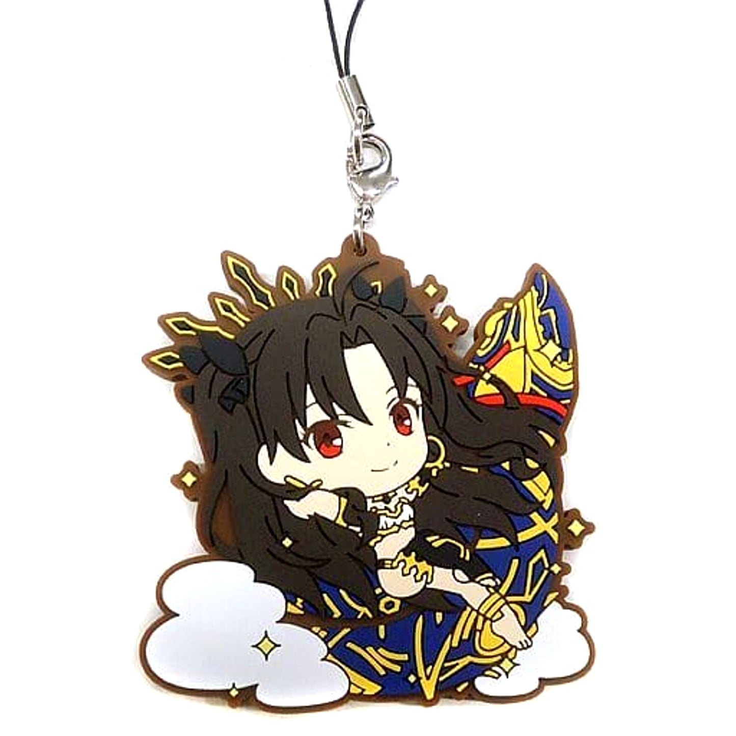 Fate/Grand Order: Absolute Demonic Front - Babylonia Ishtar Ichiban Kuji Rubber Charm Kyunchara Illustrations Prize E Keychains [USED]