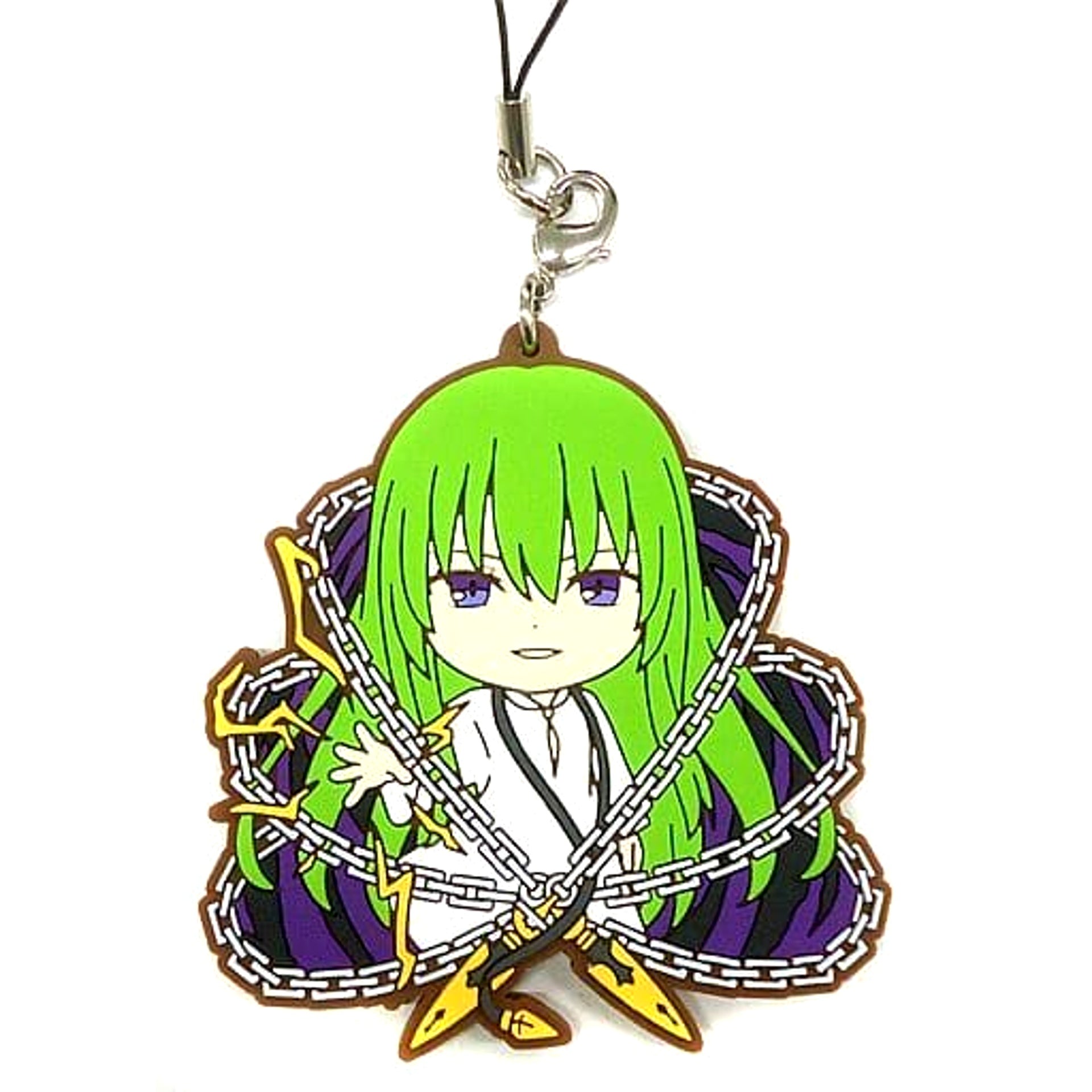 Fate/Grand Order: Absolute Demonic Front - Babylonia Kingu Ichiban Kuji Rubber Charm Kyunchara Illustrations Prize E Keychains [USED]