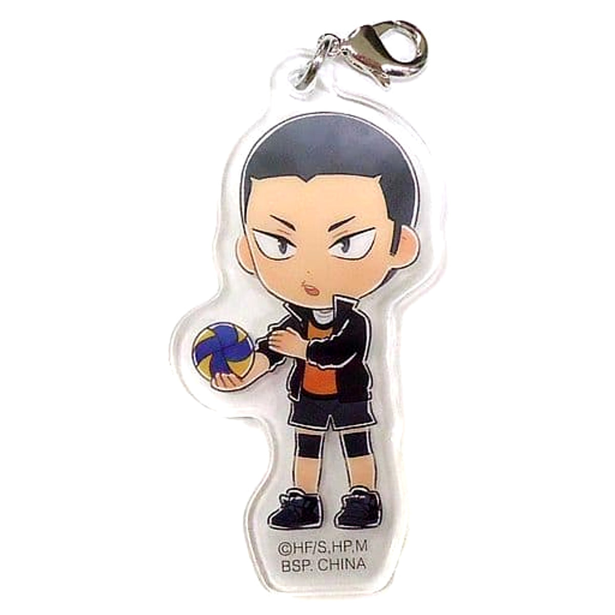 Haikyu!! To The Top Tanaka Ryunosuke Ichiban Kuji Tsuwamono Shuugou! Karasuno Acrylic Charm Kyunchara Illustrations Prize H Charm [USED]