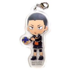 Haikyu!! To The Top Tanaka Ryunosuke Ichiban Kuji Tsuwamono Shuugou! Karasuno Acrylic Charm Kyunchara Illustrations Prize H Charm [USED]