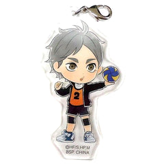 Haikyu!! To The Top Koushi Sugawara Ichiban Kuji Tsuwamono Shuugou! Karasuno Acrylic Charm Kyunchara Illustrations Prize H Charm [USED]