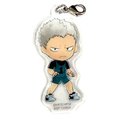 Haikyu!! To The Top Takanobu Aone Ichiban Kuji Tsuwamono Shuugou! Rival School Acrylic Charm Kyunchara Illustrations Prize I Charm [USED]