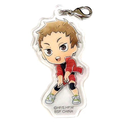 Haikyu!! To The Top Morisuke Yaku Ichiban Kuji Tsuwamono Shuugou! Rival School Acrylic Charm Kyunchara Illustrations Prize I Charm [USED]