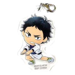 Haikyu!! To The Top Keiji Akaashi Ichiban Kuji Tsuwamono Shuugou! Rival School Acrylic Charm Kyunchara Illustrations Prize I Charm [USED]