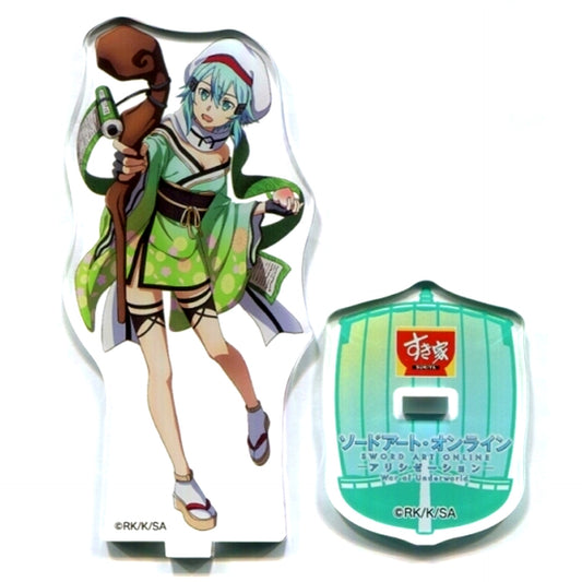 Sinon Sword Art Online Alicization x Sukiya Zensho Net Store Limited Acrylic Stand [USED]