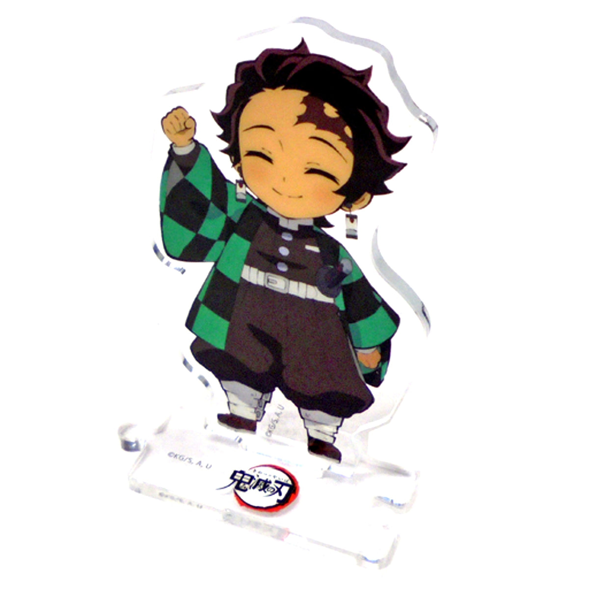 Tanjiro Kamado Right Hand Raised Demon Slayer: Kimetsu no Yaiba Character Emaki Cafe in ufotable Cafe Connecting Random Acrylic Stand Phase 1 [USED]