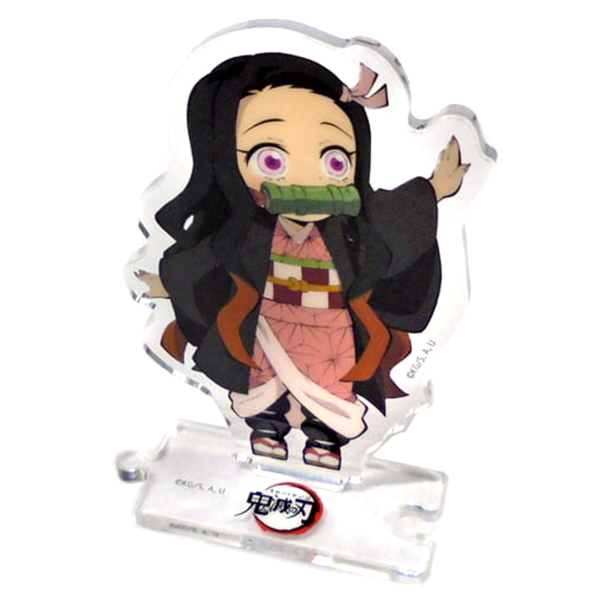 Demon Slayer: Kimetsu no Yaiba Character Emaki Cafe in ufotable Cafe Nezuko Kamado Connecting Random Acrylic Stand Season 1 Right Hand Raised Acrylic Stands [USED]