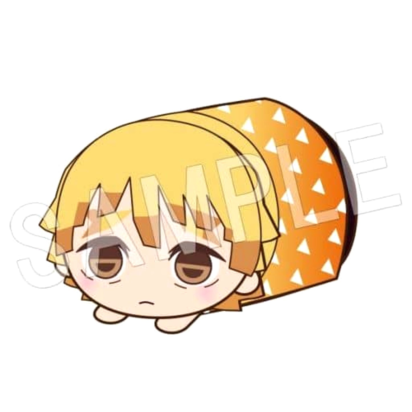 Zenitsu Agatsuma Demon Slayer: Kimetsu no Yaiba Mamekororin Plush Mascot [USED]