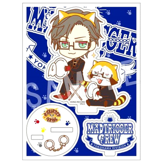 Jyuto Iruma Hypnosis Mic: Division Rap Battle x Rascal the Raccoon Trading Acrylic Stand [USED]